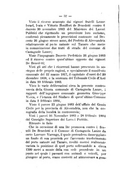 Annali delle strade comunali obbligatorie e della viabilita ordinaria raccolta contenente gli atti ufficiali, i pareri del Consiglio di Stato..