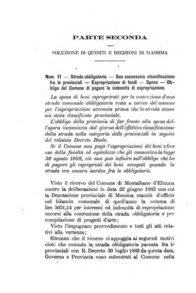 Annali delle strade comunali obbligatorie e della viabilita ordinaria raccolta contenente gli atti ufficiali, i pareri del Consiglio di Stato..