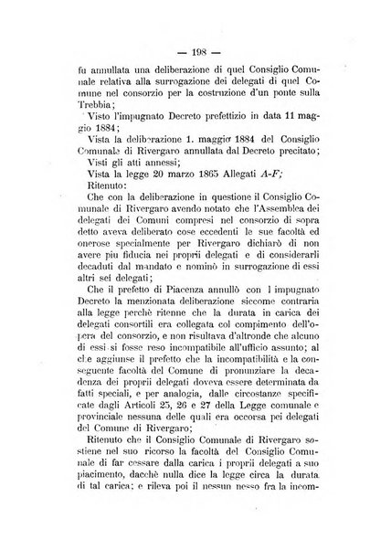 Annali delle strade comunali obbligatorie e della viabilita ordinaria raccolta contenente gli atti ufficiali, i pareri del Consiglio di Stato..