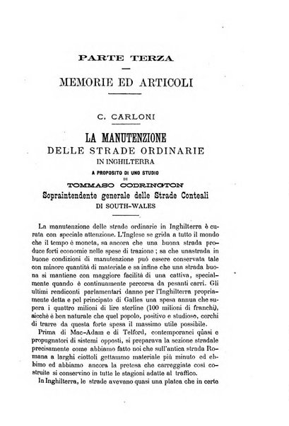 Annali delle strade comunali obbligatorie e della viabilita ordinaria raccolta contenente gli atti ufficiali, i pareri del Consiglio di Stato..