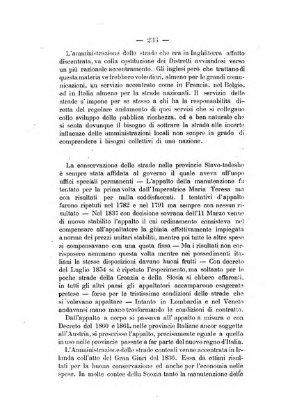 Annali delle strade comunali obbligatorie e della viabilita ordinaria raccolta contenente gli atti ufficiali, i pareri del Consiglio di Stato..