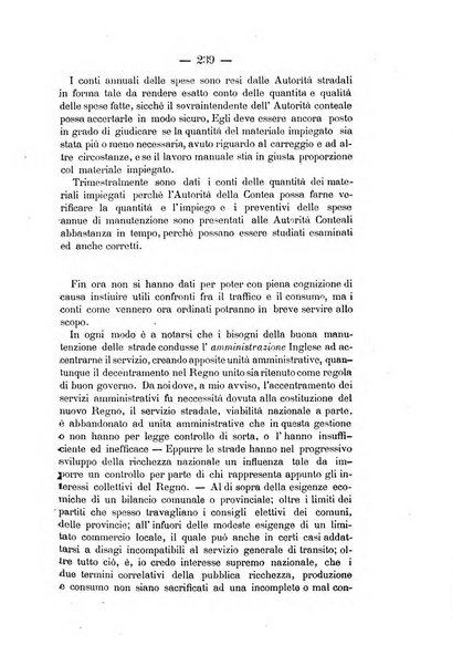 Annali delle strade comunali obbligatorie e della viabilita ordinaria raccolta contenente gli atti ufficiali, i pareri del Consiglio di Stato..