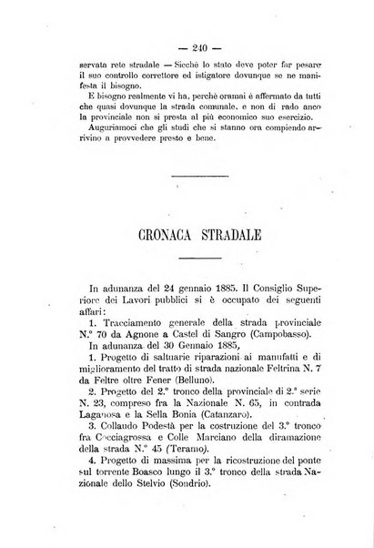 Annali delle strade comunali obbligatorie e della viabilita ordinaria raccolta contenente gli atti ufficiali, i pareri del Consiglio di Stato..