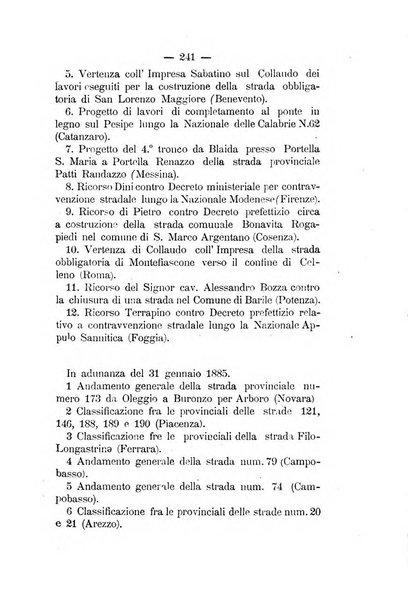 Annali delle strade comunali obbligatorie e della viabilita ordinaria raccolta contenente gli atti ufficiali, i pareri del Consiglio di Stato..