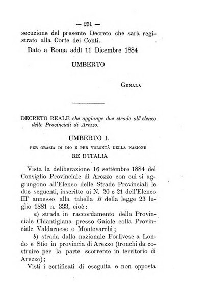 Annali delle strade comunali obbligatorie e della viabilita ordinaria raccolta contenente gli atti ufficiali, i pareri del Consiglio di Stato..