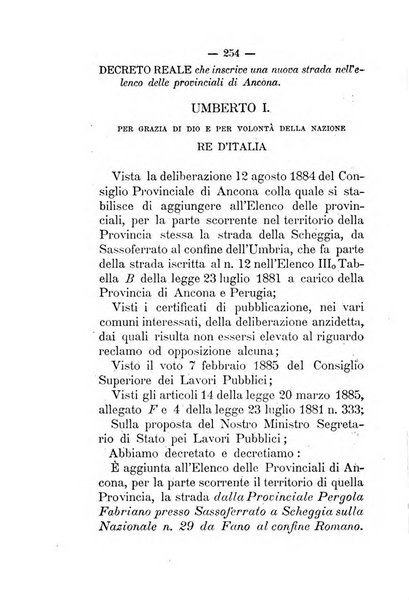 Annali delle strade comunali obbligatorie e della viabilita ordinaria raccolta contenente gli atti ufficiali, i pareri del Consiglio di Stato..