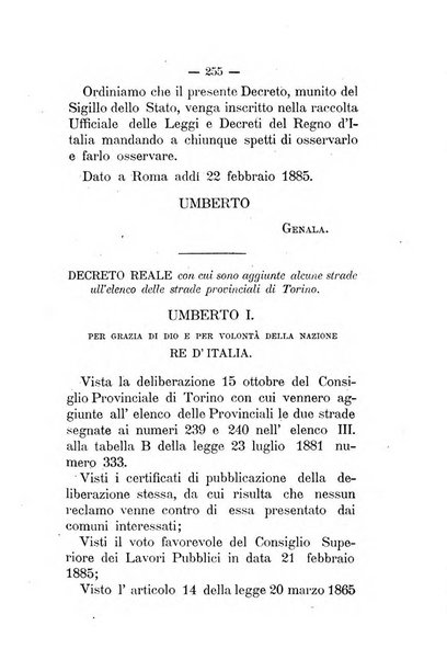 Annali delle strade comunali obbligatorie e della viabilita ordinaria raccolta contenente gli atti ufficiali, i pareri del Consiglio di Stato..