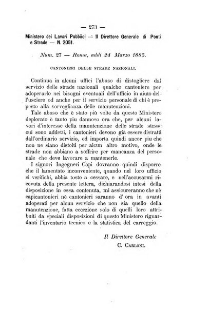 Annali delle strade comunali obbligatorie e della viabilita ordinaria raccolta contenente gli atti ufficiali, i pareri del Consiglio di Stato..