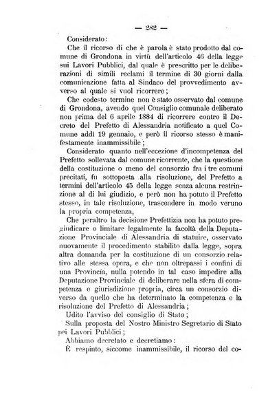 Annali delle strade comunali obbligatorie e della viabilita ordinaria raccolta contenente gli atti ufficiali, i pareri del Consiglio di Stato..