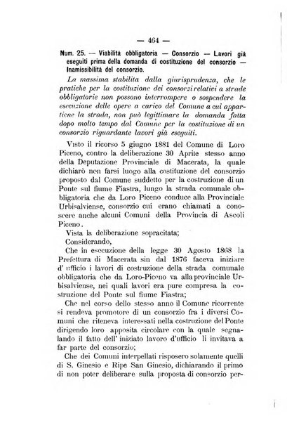 Annali delle strade comunali obbligatorie e della viabilita ordinaria raccolta contenente gli atti ufficiali, i pareri del Consiglio di Stato..