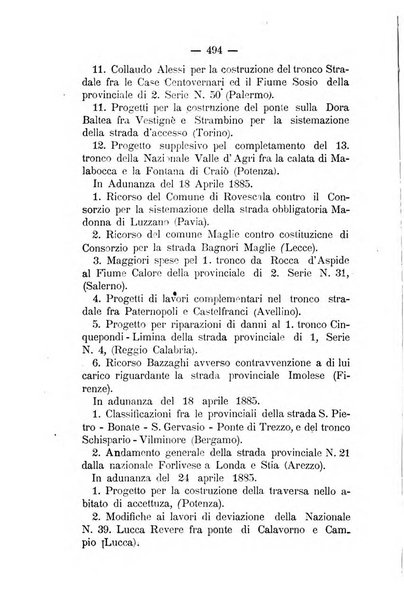 Annali delle strade comunali obbligatorie e della viabilita ordinaria raccolta contenente gli atti ufficiali, i pareri del Consiglio di Stato..