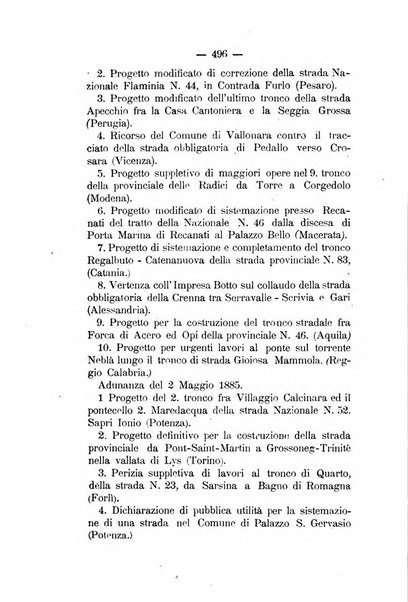 Annali delle strade comunali obbligatorie e della viabilita ordinaria raccolta contenente gli atti ufficiali, i pareri del Consiglio di Stato..