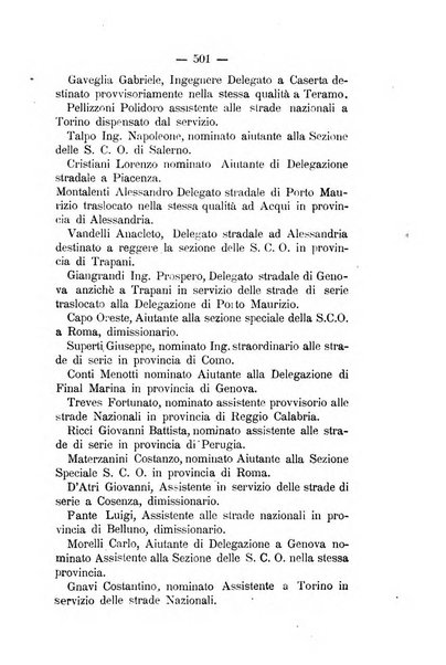 Annali delle strade comunali obbligatorie e della viabilita ordinaria raccolta contenente gli atti ufficiali, i pareri del Consiglio di Stato..