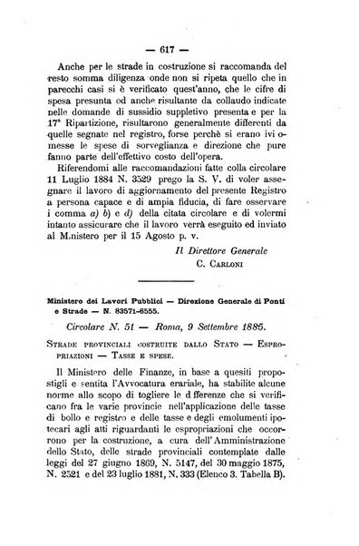 Annali delle strade comunali obbligatorie e della viabilita ordinaria raccolta contenente gli atti ufficiali, i pareri del Consiglio di Stato..