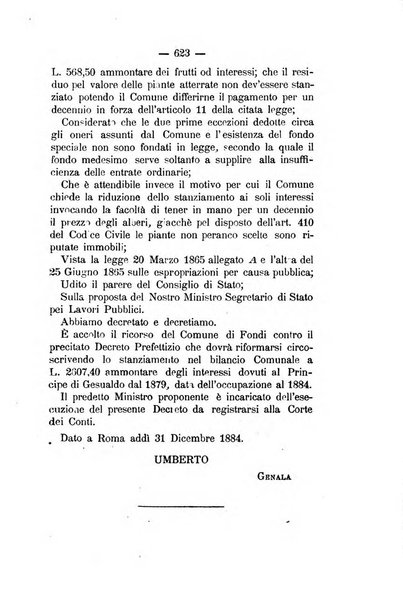 Annali delle strade comunali obbligatorie e della viabilita ordinaria raccolta contenente gli atti ufficiali, i pareri del Consiglio di Stato..