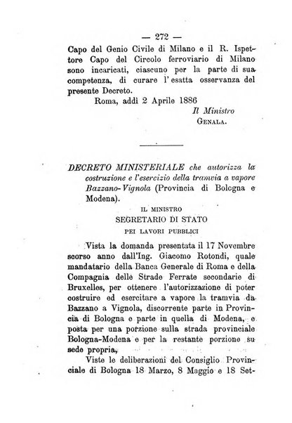 Annali delle strade comunali obbligatorie e della viabilita ordinaria raccolta contenente gli atti ufficiali, i pareri del Consiglio di Stato..