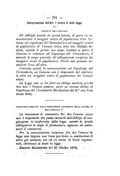 Annali delle strade comunali obbligatorie e della viabilita ordinaria raccolta contenente gli atti ufficiali, i pareri del Consiglio di Stato..