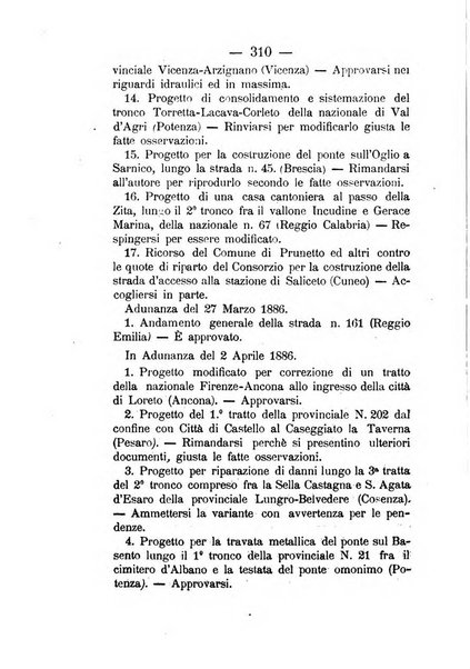 Annali delle strade comunali obbligatorie e della viabilita ordinaria raccolta contenente gli atti ufficiali, i pareri del Consiglio di Stato..