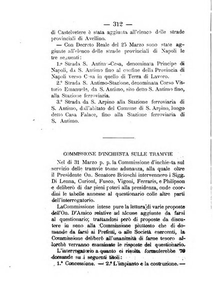 Annali delle strade comunali obbligatorie e della viabilita ordinaria raccolta contenente gli atti ufficiali, i pareri del Consiglio di Stato..