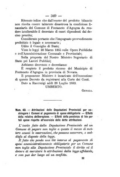 Annali delle strade comunali obbligatorie e della viabilita ordinaria raccolta contenente gli atti ufficiali, i pareri del Consiglio di Stato..