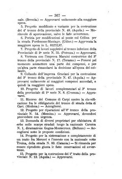 Annali delle strade comunali obbligatorie e della viabilita ordinaria raccolta contenente gli atti ufficiali, i pareri del Consiglio di Stato..