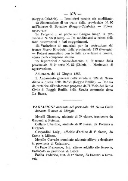 Annali delle strade comunali obbligatorie e della viabilita ordinaria raccolta contenente gli atti ufficiali, i pareri del Consiglio di Stato..