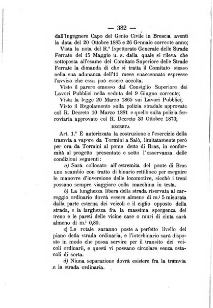 Annali delle strade comunali obbligatorie e della viabilita ordinaria raccolta contenente gli atti ufficiali, i pareri del Consiglio di Stato..