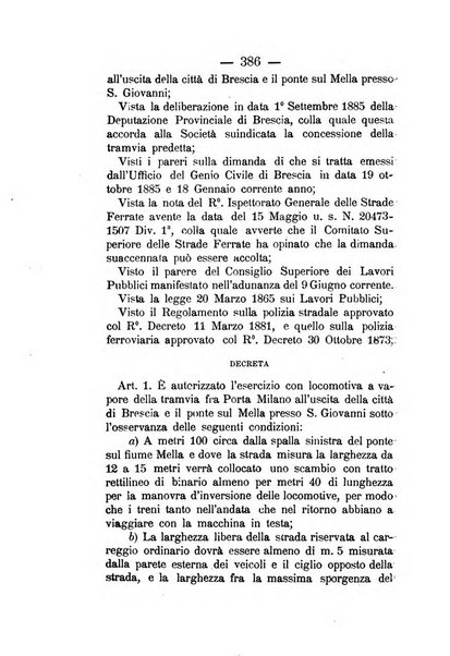 Annali delle strade comunali obbligatorie e della viabilita ordinaria raccolta contenente gli atti ufficiali, i pareri del Consiglio di Stato..