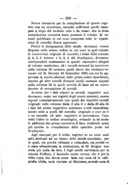 Annali delle strade comunali obbligatorie e della viabilita ordinaria raccolta contenente gli atti ufficiali, i pareri del Consiglio di Stato..