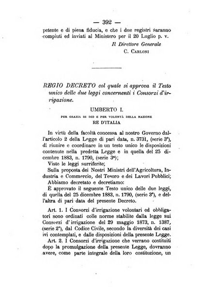 Annali delle strade comunali obbligatorie e della viabilita ordinaria raccolta contenente gli atti ufficiali, i pareri del Consiglio di Stato..