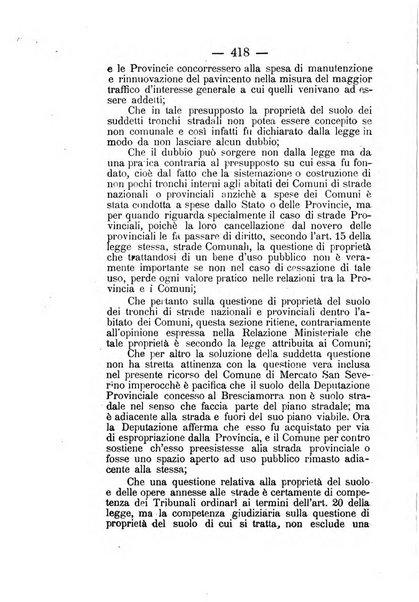 Annali delle strade comunali obbligatorie e della viabilita ordinaria raccolta contenente gli atti ufficiali, i pareri del Consiglio di Stato..