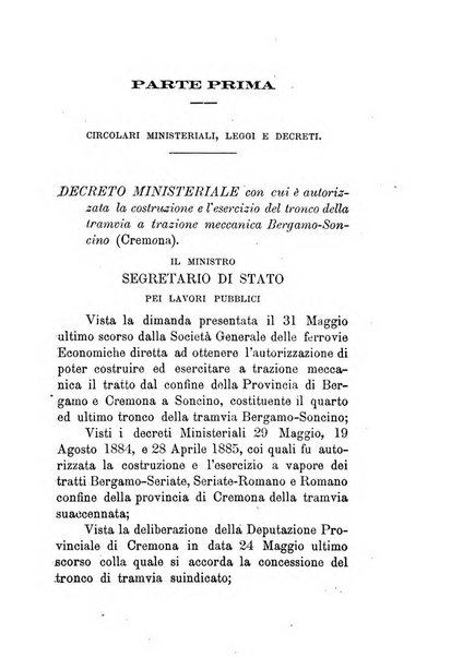 Annali delle strade comunali obbligatorie e della viabilita ordinaria raccolta contenente gli atti ufficiali, i pareri del Consiglio di Stato..