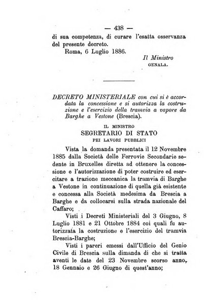 Annali delle strade comunali obbligatorie e della viabilita ordinaria raccolta contenente gli atti ufficiali, i pareri del Consiglio di Stato..