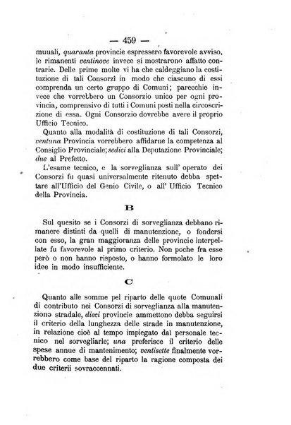 Annali delle strade comunali obbligatorie e della viabilita ordinaria raccolta contenente gli atti ufficiali, i pareri del Consiglio di Stato..