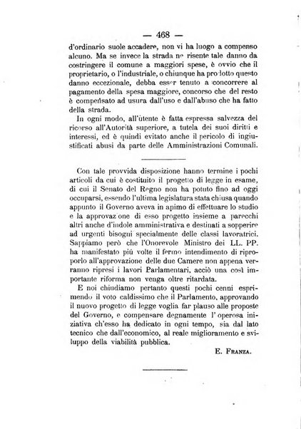 Annali delle strade comunali obbligatorie e della viabilita ordinaria raccolta contenente gli atti ufficiali, i pareri del Consiglio di Stato..