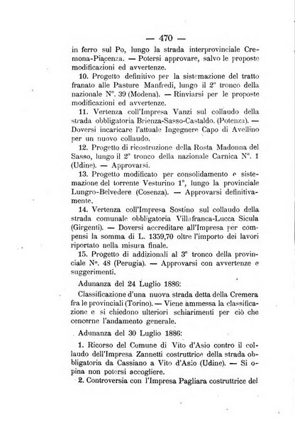 Annali delle strade comunali obbligatorie e della viabilita ordinaria raccolta contenente gli atti ufficiali, i pareri del Consiglio di Stato..