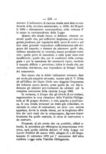 Annali delle strade comunali obbligatorie e della viabilita ordinaria raccolta contenente gli atti ufficiali, i pareri del Consiglio di Stato..