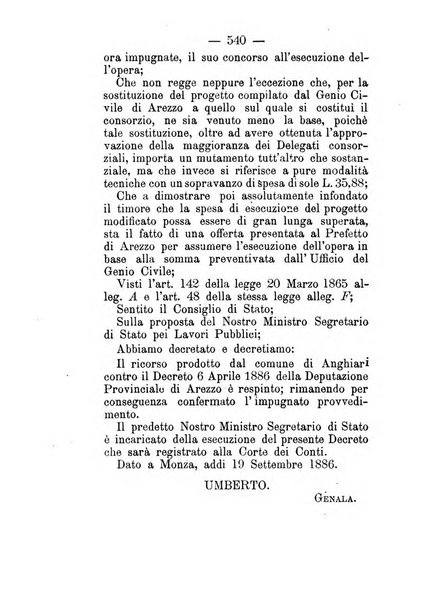 Annali delle strade comunali obbligatorie e della viabilita ordinaria raccolta contenente gli atti ufficiali, i pareri del Consiglio di Stato..