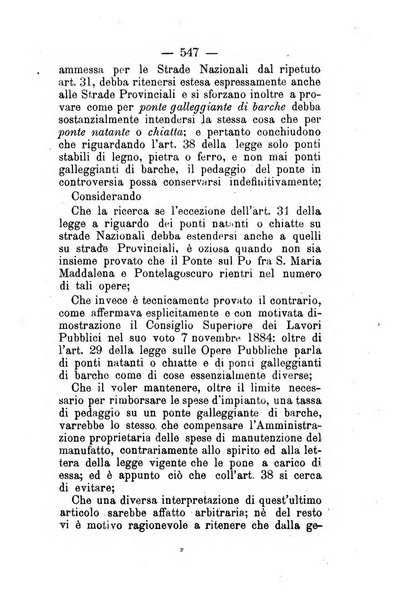 Annali delle strade comunali obbligatorie e della viabilita ordinaria raccolta contenente gli atti ufficiali, i pareri del Consiglio di Stato..