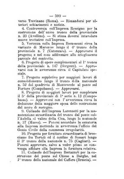 Annali delle strade comunali obbligatorie e della viabilita ordinaria raccolta contenente gli atti ufficiali, i pareri del Consiglio di Stato..