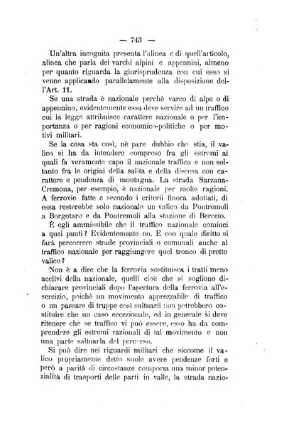 Annali delle strade comunali obbligatorie e della viabilita ordinaria raccolta contenente gli atti ufficiali, i pareri del Consiglio di Stato..