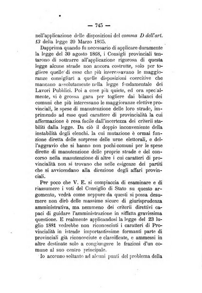 Annali delle strade comunali obbligatorie e della viabilita ordinaria raccolta contenente gli atti ufficiali, i pareri del Consiglio di Stato..