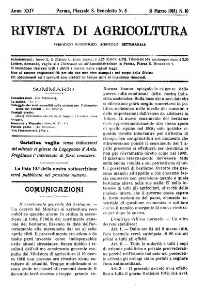 Rivista di agricoltura