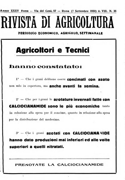 Rivista di agricoltura