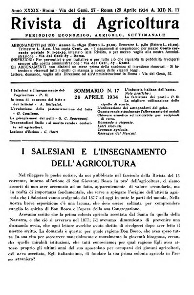 Rivista di agricoltura