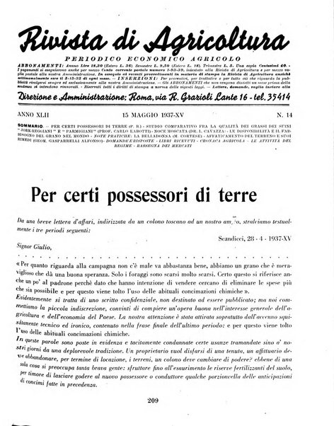 Rivista di agricoltura