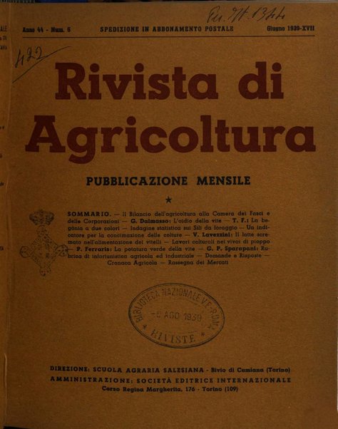 Rivista di agricoltura