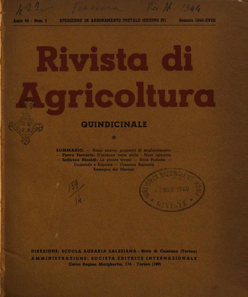 Rivista di agricoltura