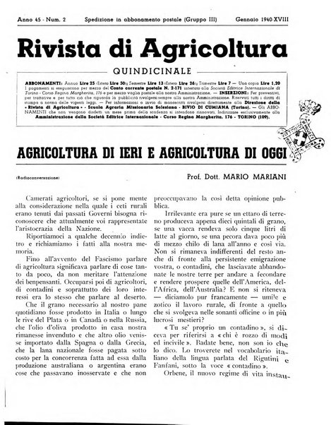 Rivista di agricoltura