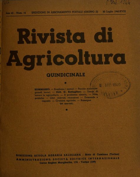 Rivista di agricoltura